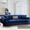 TURKISH DUBAI SOFA COLLECTION Castillo Velvet Sofa 3+2 Range Plush Velvet - Choose Combination