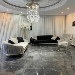 TURKISH Chicago 3+2 Range Plush Velvet - Choose Combination DUBAI SOFA COLLECTION