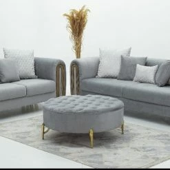 TURKISH DUBAI SOFA COLLECTION Elicante 3+2 Range Plush Velvet - Choose Combination