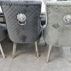 Furniture Imports LTD Majestic Dining Chairs Grey Black Cream Silver Pink