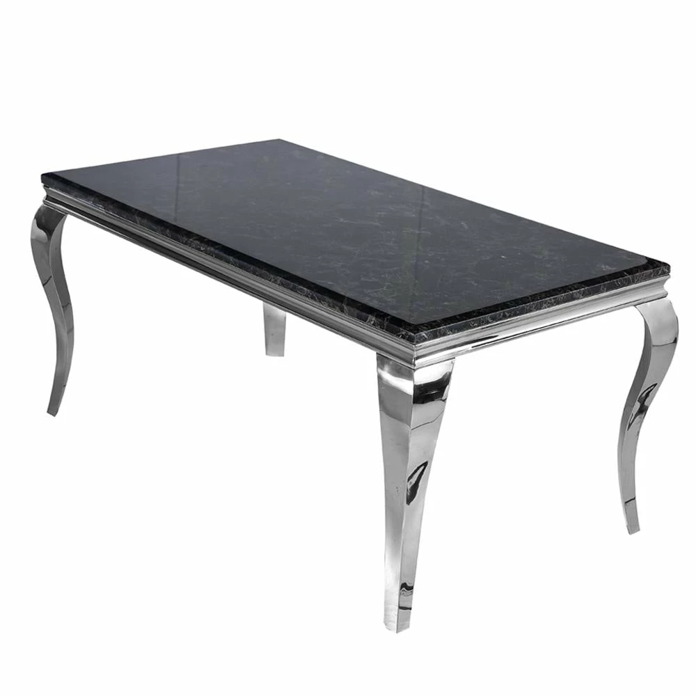 Furnish Imperial Marble/Glass Dining Table Only - Many Sizes & Colours