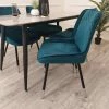 Furniture Imports LTD Luna Velvet Dining Chair DINING CHAIRS