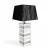 ASR INTERIOR MIRRORED FURNITURE Floating Crystal 3 Layers Lamp