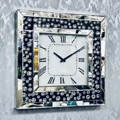 Milano Wall Clock - Floating Crystal CLOCKS