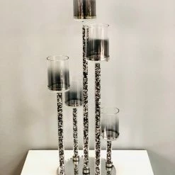 ASR INTERIOR SALE ITEMS Crystal Candle Holder 5 Bar