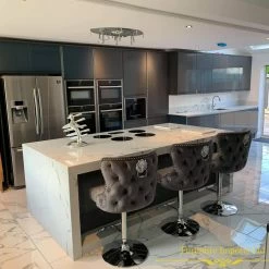 ASR INTERIOR SALE ITEMS Valentino Luxury Lion KnockerBack Barstool - 4 Colours