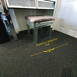 ASR Crushed Diamond Dresser Stool