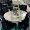 Furnish 365 ALL DINING TABLE SET Komoro Round Marble Dining Set