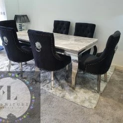Furniture Imports LTD ALL DINING TABLE SET Chelsea Grey Dining Table Set + Majestic Chairs