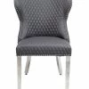 Furniture Imports LTD Valentino Grey Leather Dining Chair
