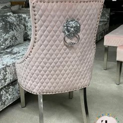 Furniture Imports LTD Majestic Dining Chairs Grey Black Cream Silver Pink