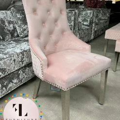 Furniture Imports LTD Majestic Dining Chairs Grey Black Cream Silver Pink