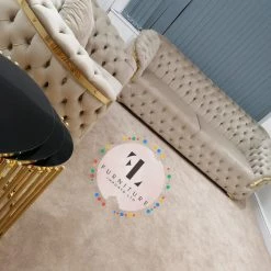 TURKISH DUBAI SOFA COLLECTION Bvlgari Sofa 3+2 Range Plush Velvet - Choose Combination