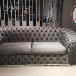 Furniture Imports LTD DUBAI SOFA COLLECTION Ambassador 3+2 Seater Plush Velvet