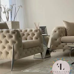 TURKISH Hermes Sofa Range Plush Velvet - Choose Combination