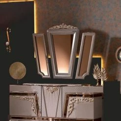 Furniture Imports LTD DUBAI OCCATIONAL FURNITURE VERONA CAPPUCCINO SIDEBOARD 160CM WIDE