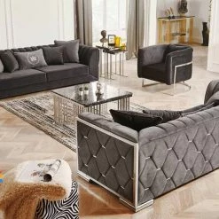 TURKISH Florentina 3+2 Range Plush Velvet - Choose Combination