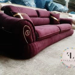 TURKISH DUBAI SOFA COLLECTION Castillo Velvet Sofa 3+2 Range Plush Velvet - Choose Combination