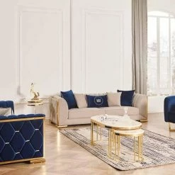 TURKISH Florentina 3+2 Range Plush Velvet - Choose Combination