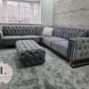 TURKISH Scarlet Corner Sofa Range In Plush Velvet