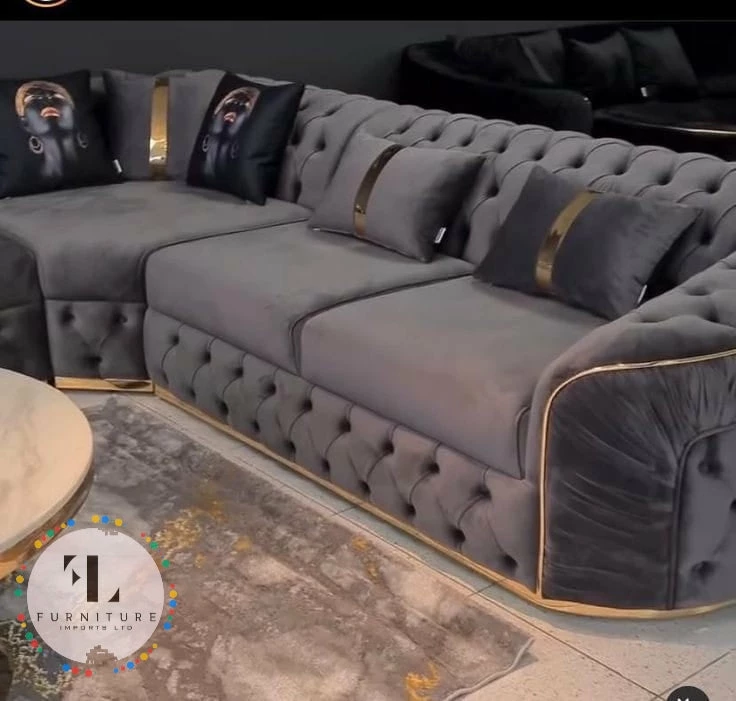 TURKISH Ambassador Corner Sofa Range Plush Velvet - 270cm X 270cm