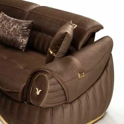 TURKISH DUBAI SOFA COLLECTION Castillo Velvet Sofa 3+2 Range Plush Velvet - Choose Combination