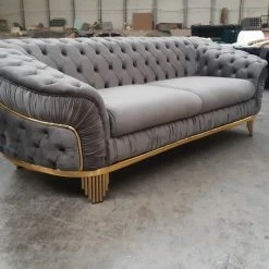 Furniture Imports LTD DUBAI SOFA COLLECTION Ambassador Special 3+2 Seater Sofa In Plush Velvet