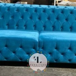 TURKISH DUBAI SOFA COLLECTION Bvlgari Sofa 3+2 Range Plush Velvet - Choose Combination