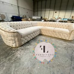 TURKISH Ambassador Corner Sofa Range Plush Velvet - 270cm X 270cm