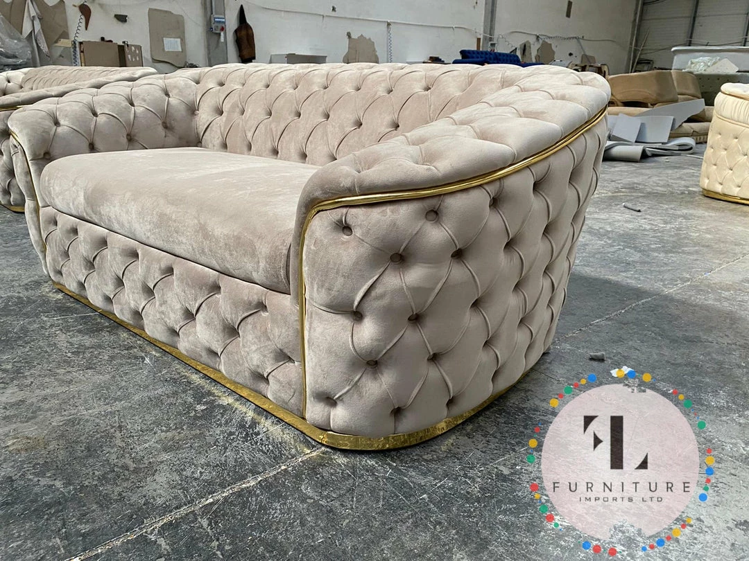 TURKISH Khalifah Sofa 3+2 Range Plush Velvet - Choose Combination DUBAI SOFA COLLECTION