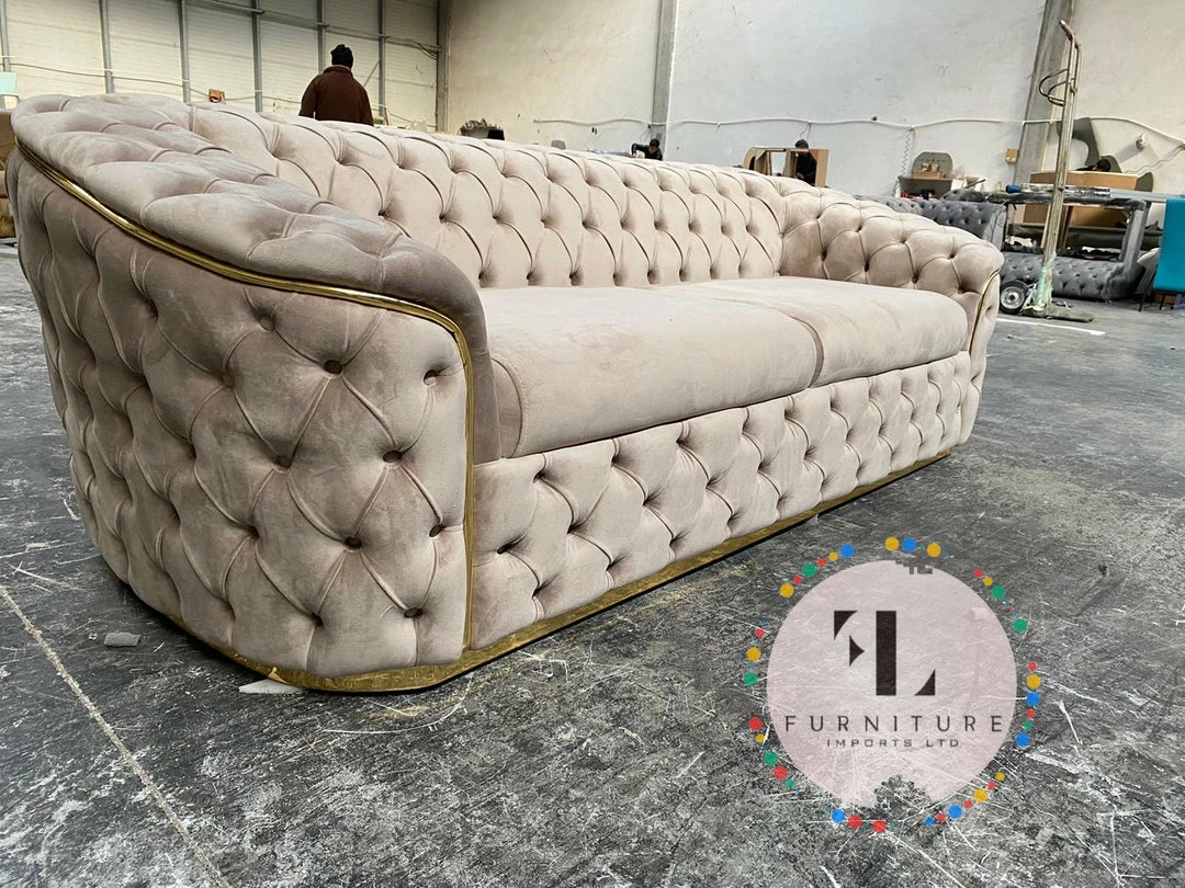 TURKISH Khalifah Sofa 3+2 Range Plush Velvet - Choose Combination DUBAI SOFA COLLECTION
