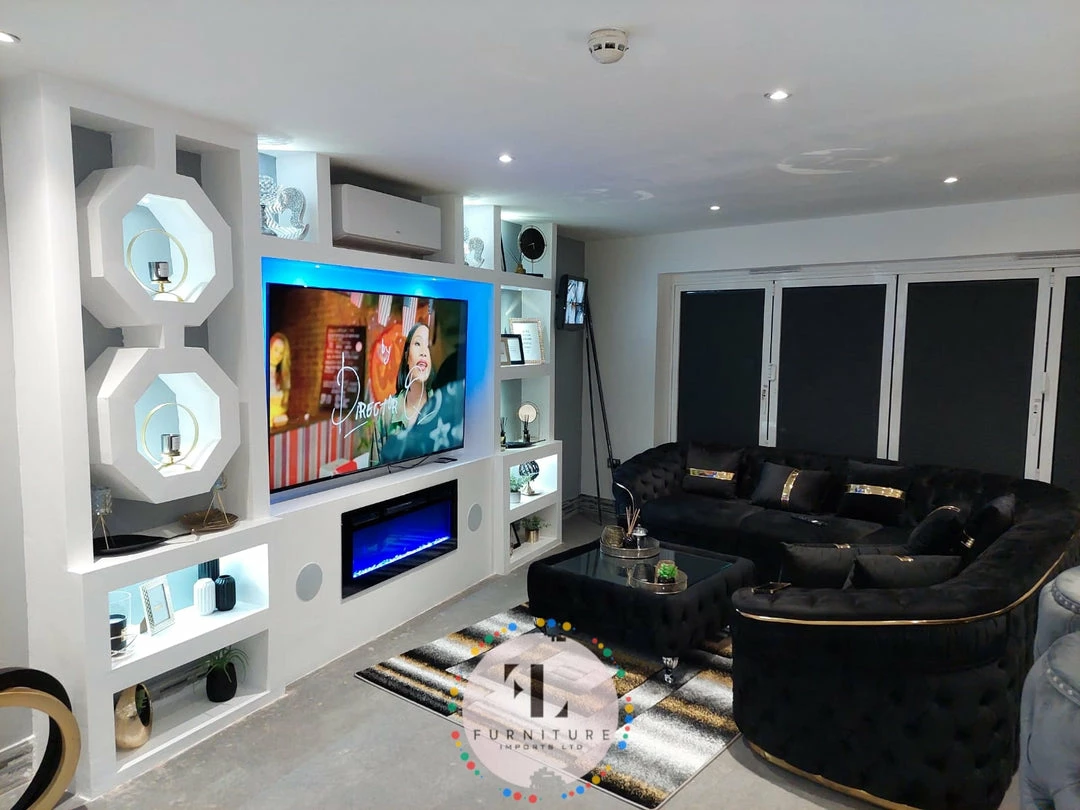 TURKISH Ambassador Corner Sofa Range Plush Velvet - 270cm X 270cm