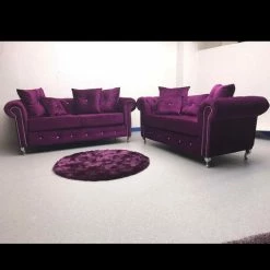 Velvetsofa RICHMONDS CHESTERFIELD FRENCH VELVET SOFA RANGE SOFAS