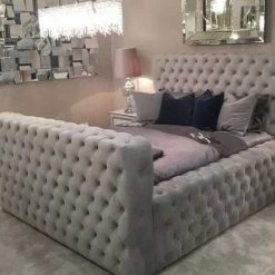 Fil Ambassador Premium Bed Frame Plush Velvet BED COLLECTION