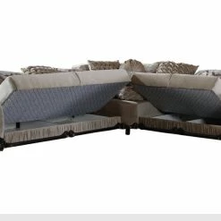 TURKISH DUBAI SOFA COLLECTION Ayana Italian Style Corner Suite - Choose Combination & Velvet