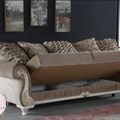TURKISH Ayana Italian Style 3+2 Sofa Range - Choose Combination Milano Velvet DUBAI SOFA COLLECTION