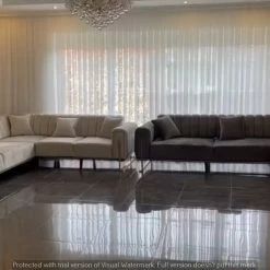 TURKISH Genova Corner Sofa Range In Plush Velvet DUBAI SOFA COLLECTION