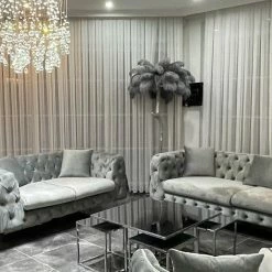 TURKISH Hermes Sofa Range Plush Velvet - Choose Combination