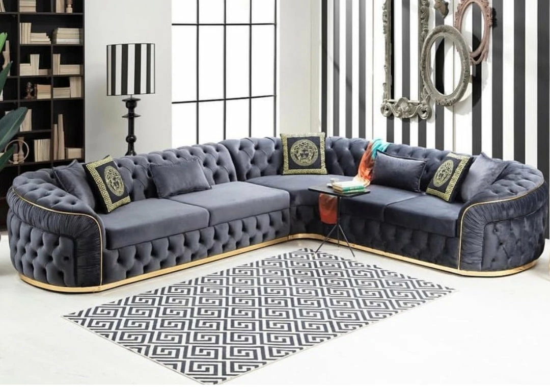 TURKISH Ambassador Corner Sofa Range Plush Velvet - 270cm X 270cm