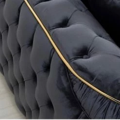 TURKISH Ambassador Corner Sofa Range Plush Velvet - 270cm X 270cm