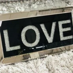 ASR INTERIOR MIRRORED FURNITURE Plain Mirrored Love Mirror