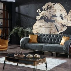 TURKISH Louis XV Sofa Range Plush Velvet - Choose Combination DUBAI SOFA COLLECTION