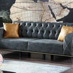 TURKISH Louis XV Sofa Range Plush Velvet - Choose Combination DUBAI SOFA COLLECTION