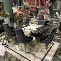 Furniture Imports LTD DUBAI OCCATIONAL FURNITURE LOTUS DINING TABLE SET