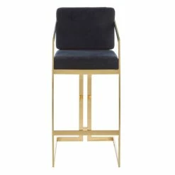 Furniture Imports LTD Atlantis Luxury Metal Plating Barstool - 6 Colours REDUCED FOR CLEARENCE