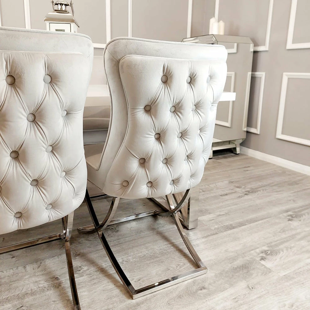 Furniture Imports LTD Clarion 1.6 Dining Table With 4 Sandhurst X Legged Chairs