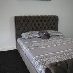 FIL SANTIAGO PLUSH VELVET BEDSTEAD BED COLLECTION