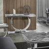 Furniture Imports LTD CONSOLE TABLES Arianna Grey Marble Console Table