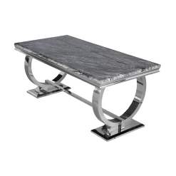 Furnish 365 Arianna Marble Dining Table Only