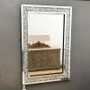 Vibrant 85 Gatsby Full Crystal Framed Mirror 80 X 120cm MIRRORED FURNITURE